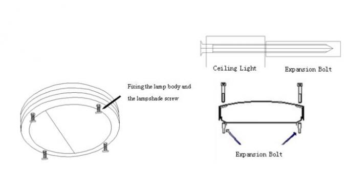 Aluminium Housing Ip65 Bulkhead Light Outdoor Led Ceiling Light Pf