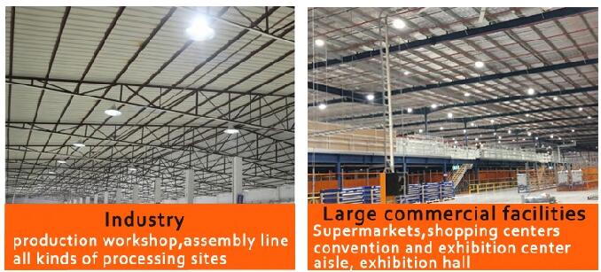 Industrial 100W LED High Bay Light For Production Workshop / Supermarkets