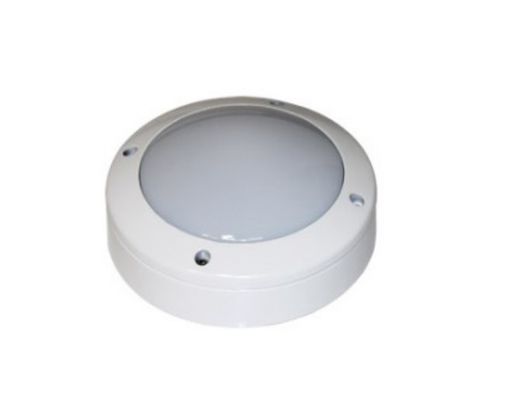 China 10 Watt 800 Lumen Outdoor LED Wall Light White Black Cover 85-265vac supplier