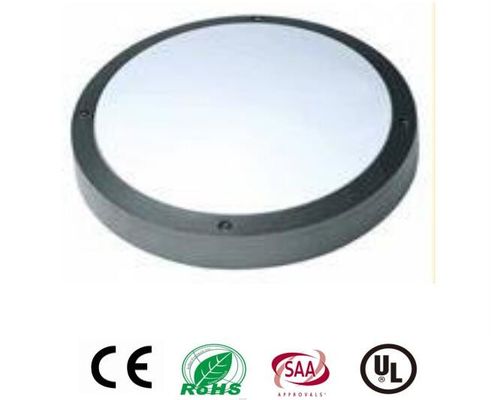 China Round Shape Black Housing External Bulkhead Light , 1600 Lumen Bulkhead Wall Light supplier