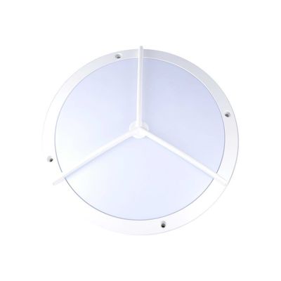 China Round Bulkhead Wall Light Gril Aluminum 20W White Housing Powdering Coating IP65 supplier