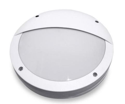 China White Housing Bulkhead Wall Light Half Cover Corrosion Proof Aluminum Powdering Coating supplier