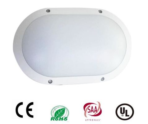 China Oval Bulkhead Wall Light 20W Outdoor Aluminum Housing IK10 IP65 Moisture Proof supplier