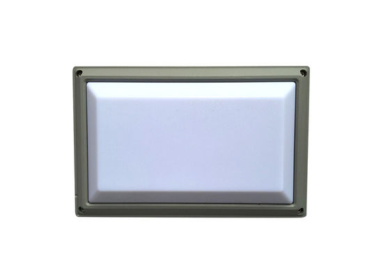 110V / 220V IK10 Outdoor Wall Pack Lights 4500K Black Square Bulkhead Light supplier