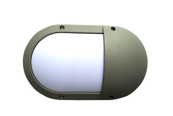 Grey Oval Outdoor LED Ceiling Light 280mm IP65 Aluminum Slim RGB Panel Light supplier