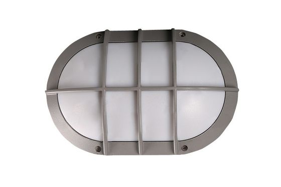 PF 0.9 CRI 80 Corner Bulkhead Outdoor Wall Light For Bathroom Milky PC Cover supplier