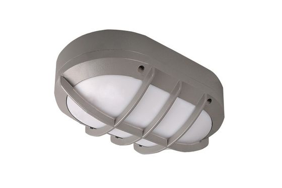 PF 0.9 CRI 80 Corner Bulkhead Outdoor Wall Light For Bathroom Milky PC Cover supplier