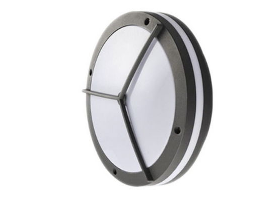 Round Outdoor Ceiling Light Fixtures , 6000K Industrial Bulkhead Light 1600Lm supplier