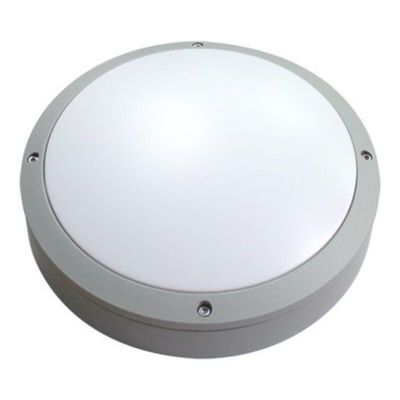 Grey Led Round Bulkhead Light Die - Cast Aluminum Housing IP65 IK10 Moisture Proof supplier