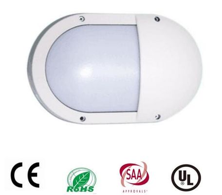 Outside Oval External Bulkhead Lights  Chip Driver 20W Black Housing Half Cover IP65 supplier